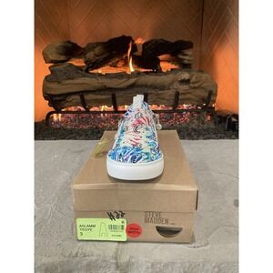 New in Box Steve Madden Kid Girls Size 3 Adaptive Glamm Sneaker Tie Dye